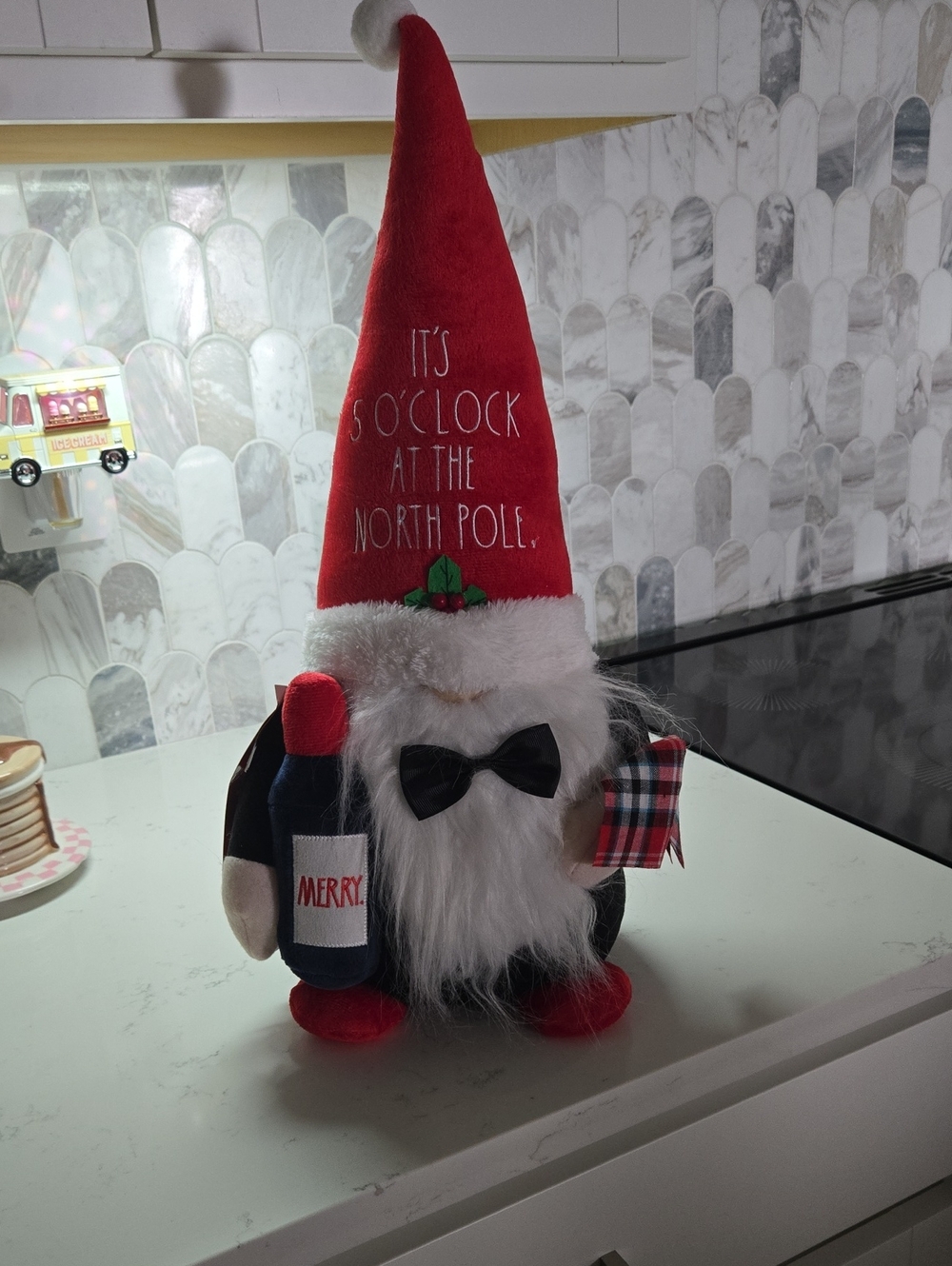 Festive Red Gnome Holiday Plush - Merry North Pole Decor